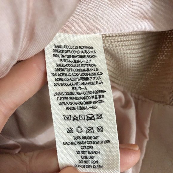 NWT Free People Solid Light Pink Full Zip Long Sleeve Moto Jacket 2 - Picture 7 of 7